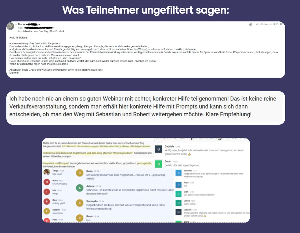 Original-Zuschriften